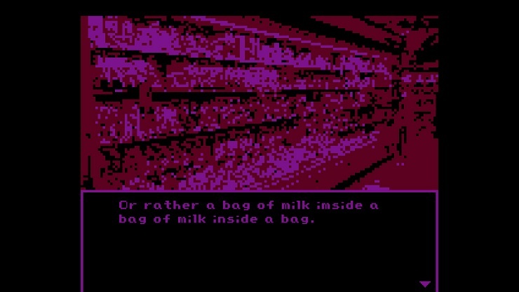 Milk inside a bag of milk inside a bag of milk