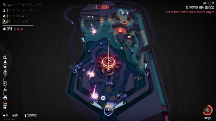 Cult of PiN - Several eyeball pinballs bounce around an eye- and tentacle-filled pinball table.