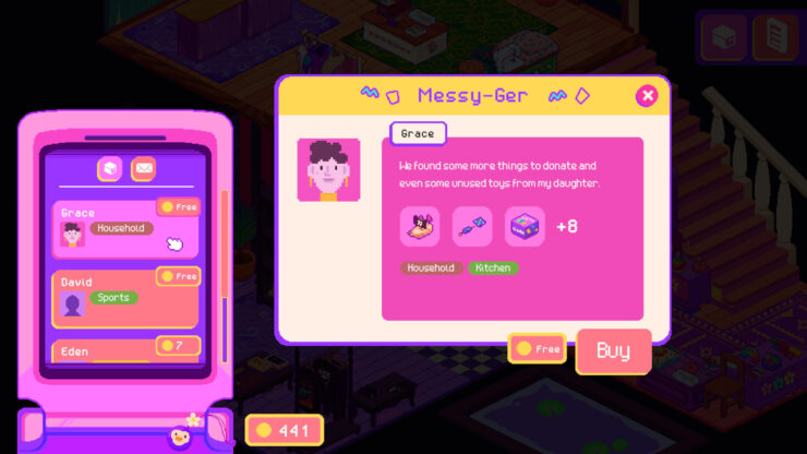 Thrifty Business - A person messaging you about some items they wish to donate to your shop.