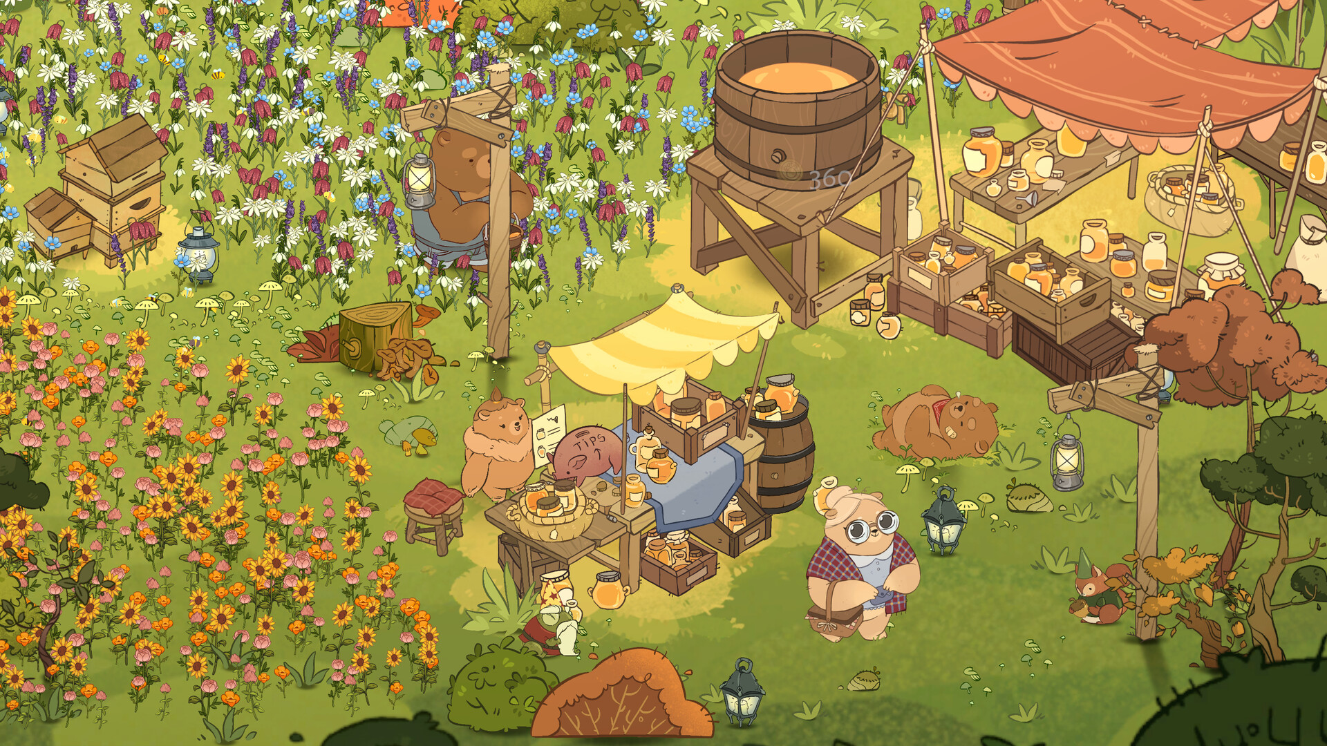 ‘Bottled by Bears’ has you creating honey and collecting bees